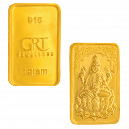 22KT Gold  1 Gram Lakshmi Bar 26D991973