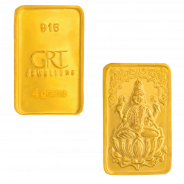 22KT Gold  4 Grams Lakshmi Bar 26D949185
