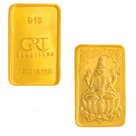 22KT Gold  8 Grams Lakshmi Bar 26D948243