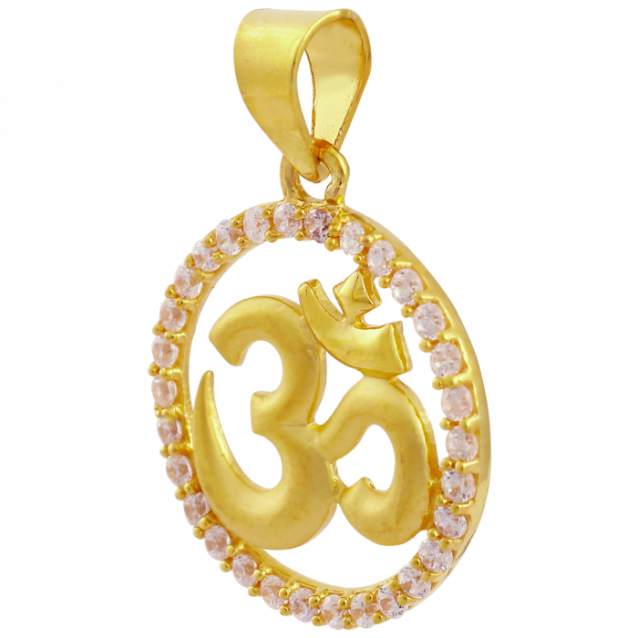 Buy Traditional OM Design Gold Pendant 