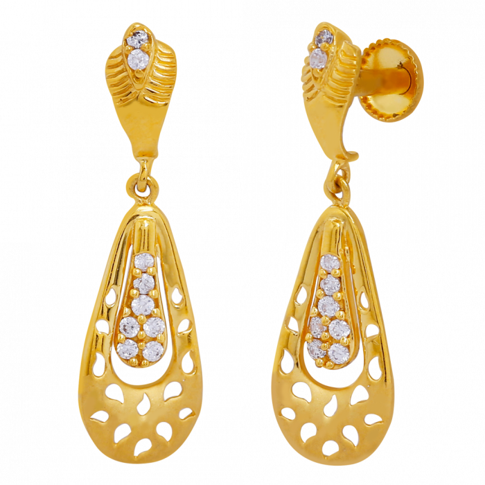 earrings hanging gold