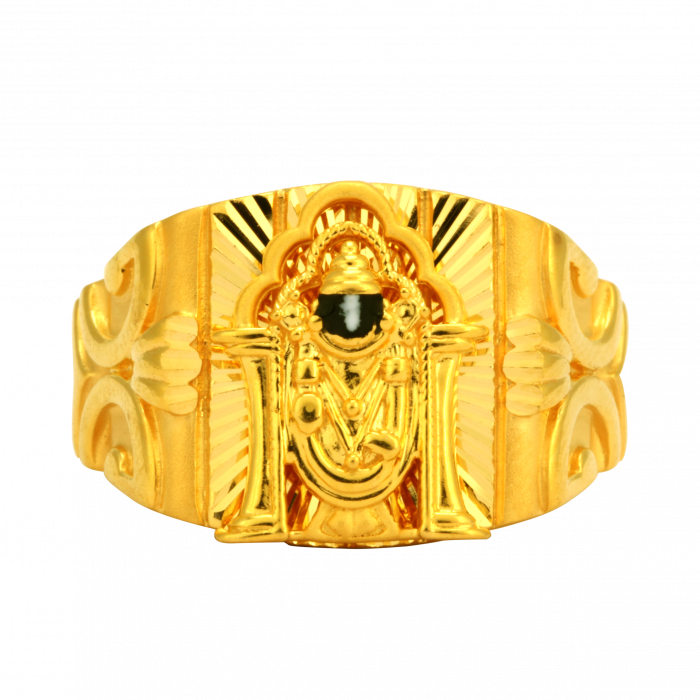 Sri Balaji Gold Ring - Rings - Gold Jewellery - Jewellery 