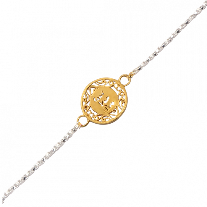 stylish gold polish silver rakhi sbb1586 oriana com