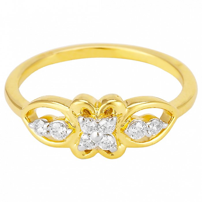 Buy Attractive Floral Design Diamond Ring GRT Oriana