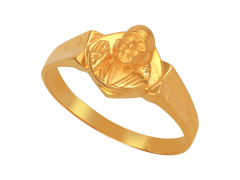 Sri Baba 22KT Gold Ring