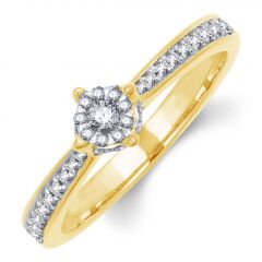 Latest Collection Floral Design Diamond Ring