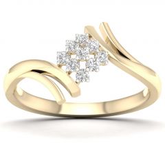 Charming enneadic Stones Diamond Ring
